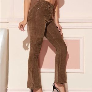 SHEIN corduroy pants 🤎🥠